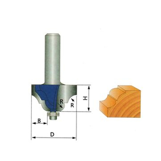 목재 절단용 Double Roman Ogee 비트