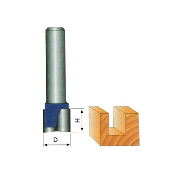 Tideway 목공 라우터 비트 1/2' Mdf용 생크 청소 바닥 비트 밀링 커터